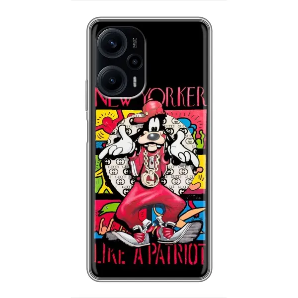 Чехол с принтом «Мультяшный Волк» для Xiaomi POCO F5