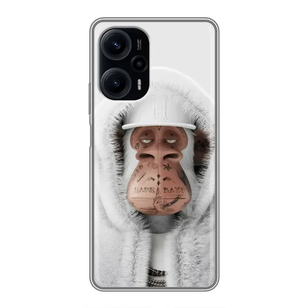 Чехол с принтом «обезьяна NFT в тату» для Xiaomi POCO F5
