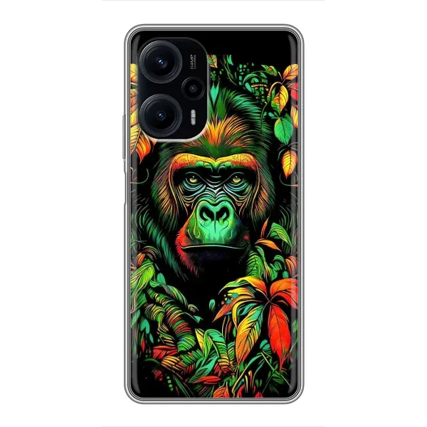 Чехол с принтом «Обезьяна в тропиках» для Xiaomi POCO F5
