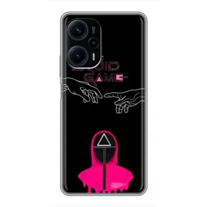 Чохол Гра в кальмара для Xiaomi POCO F5 (Мінімалізм Гра кальмара)