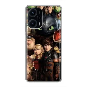 Чохол як приборкати дракона на Xiaomi POCO F5 (Персонажі дракона)
