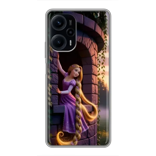 Чохол з принтом «Рапунцель на вежі» для Xiaomi POCO F5 Чохол з принтом «Рапунцель на вежі» для Xiaomi POCO F5