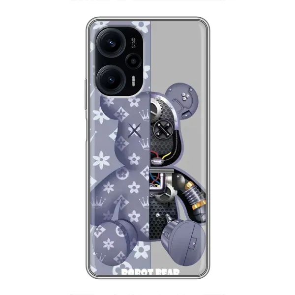 Чехол с принтом «Робот Мишка» для Xiaomi POCO F5