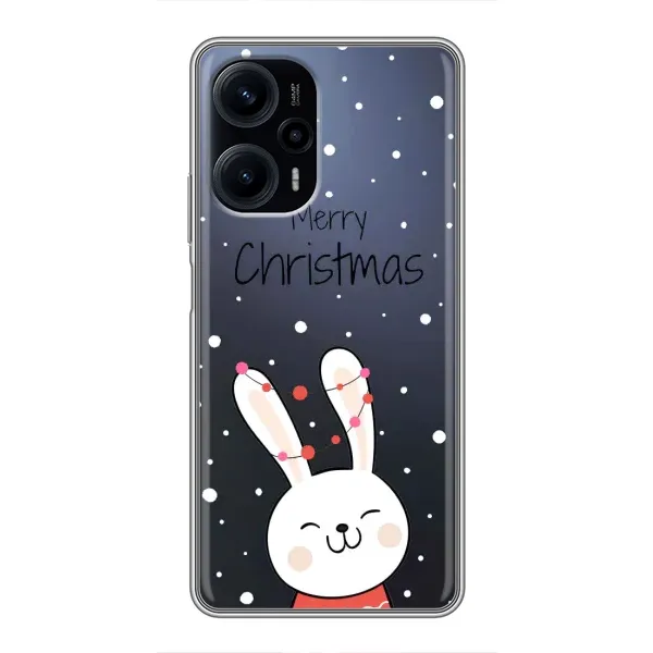 Чехол с принтом «Рождественский заяц» для Xiaomi POCO F5