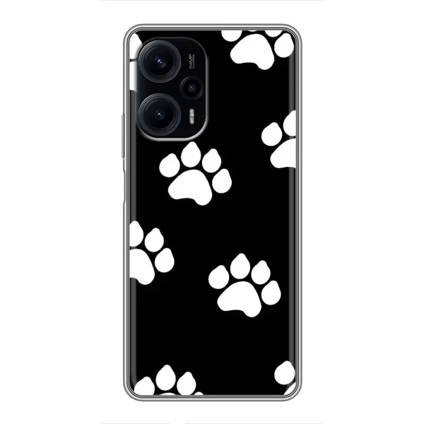 Чехол с принтом «Следы собаки» для Xiaomi POCO F5 Чехол с принтом «Следы собаки» для Xiaomi POCO F5