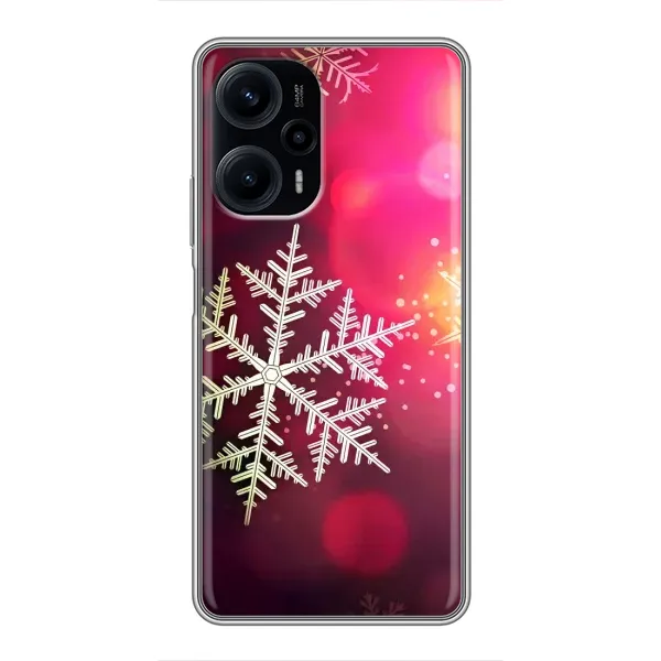 Чехол с принтом «Снежинка» для Xiaomi POCO F5 Чехол с принтом «Снежинка» для Xiaomi POCO F5