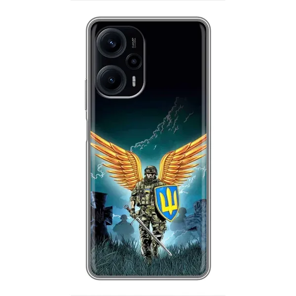 Чехол с принтом «Солдат ЗСУ» для Xiaomi POCO F5 Чехол с принтом «Солдат ЗСУ» для Xiaomi POCO F5