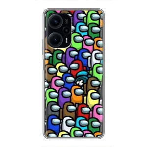 Чохли Амонг Ас для Xiaomi POCO F5 (AlphaPrint) (Убитий)