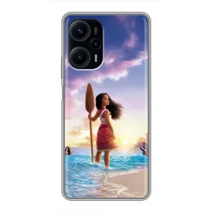 Чохол з мультфільмом Ваяна Xiaomi POCO F5 (Моана з веслом)