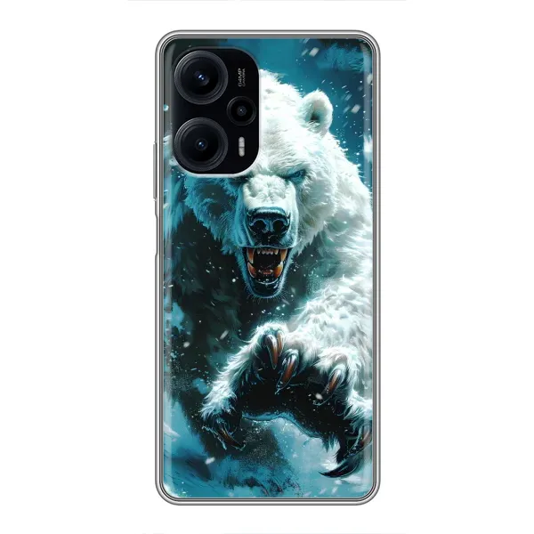 Чехол с принтом «Полярный медведь» для Xiaomi POCO F5