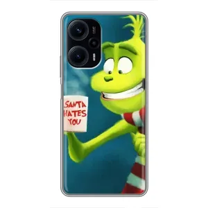Різдвяні Чохли для Xiaomi POCO F5 (VPrint) (Зелений Грінч)