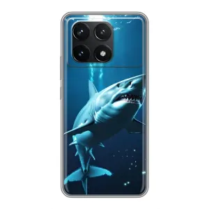Чохол з принтом «Акула під водою» для Xiaomi POCO F6 Pro