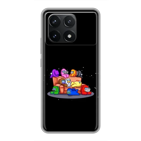Чехол с принтом «Амонг-ас» для Xiaomi POCO F6 Pro Чехол с принтом «Амонг-ас» для Xiaomi POCO F6 Pro