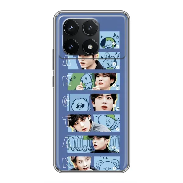 Чехол с принтом «Bangtan» для Xiaomi POCO F6 Pro