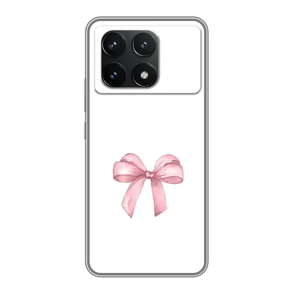 Чехол с принтом «Бант дизайн» для Xiaomi POCO F6 Pro Чехол с принтом «Бант дизайн» для Xiaomi POCO F6 Pro