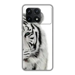 Чохли з картинкою животних Xiaomi POCO F6 Pro (Білий Тигр)