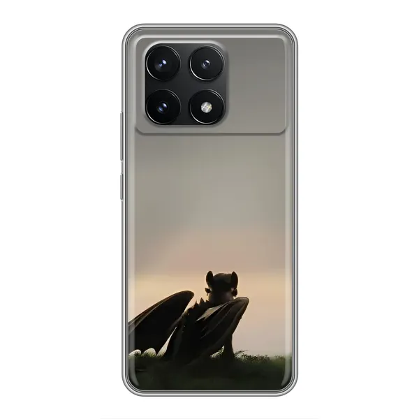 Чохол з принтом «Беззубик» для Xiaomi POCO F6 Pro Чохол з принтом «Беззубик» для Xiaomi POCO F6 Pro