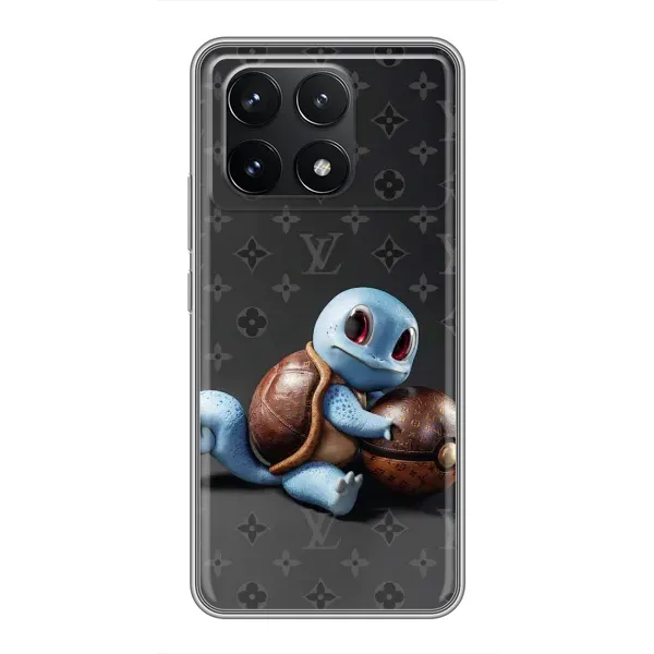 Чехол с принтом «Черепашка» для Xiaomi POCO F6 Pro