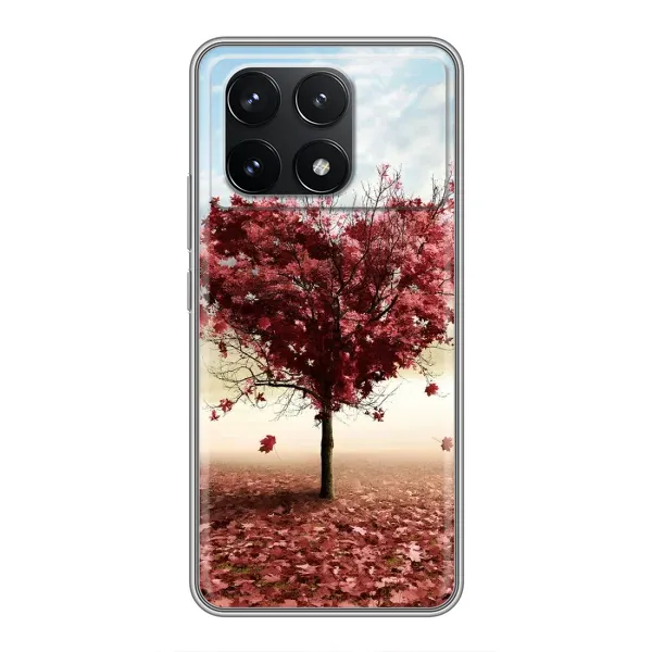 Чехол с принтом «Дерево сердце» для Xiaomi POCO F6 Pro