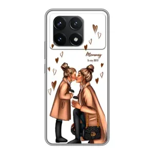 Чохол з друком для Xiaomi POCO F6 Pro - (Мама з дитинкою) (AlphaPrint) (Донька і мама)