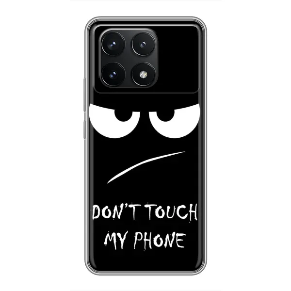Чохол з принтом «Dont Touch» для Xiaomi POCO F6 Pro