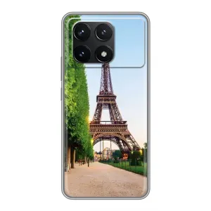 Чохол Ейфелева Вежа Xiaomi POCO F6 Pro - (AlphaPrint) (Дорога до Парижу)