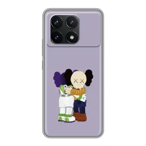 Чехлы для Xiaomi POCO F6 Pro - Bearbrick Louis Vuitton (PREMIUMPrint) (Дружба Беарбрик)