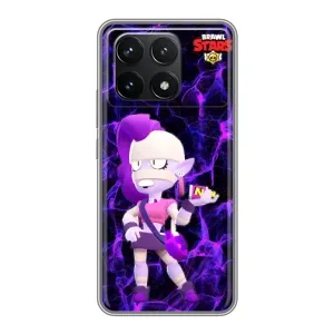 Чехлы Brawl Stars для Xiaomi POCO F6 Pro (AlphaPrint) (Эмз Бравл Старс)