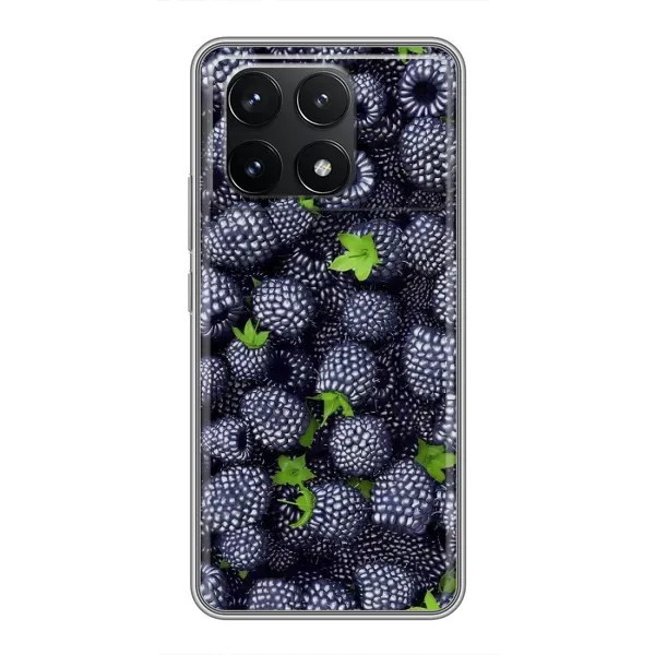 Чехол с принтом «Ежевика» для Xiaomi POCO F6 Pro