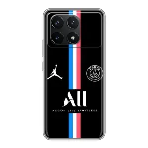 Чехлы PSG для Xiaomi POCO F6 Pro (AlphaPrint) (футболка ПСЖ)