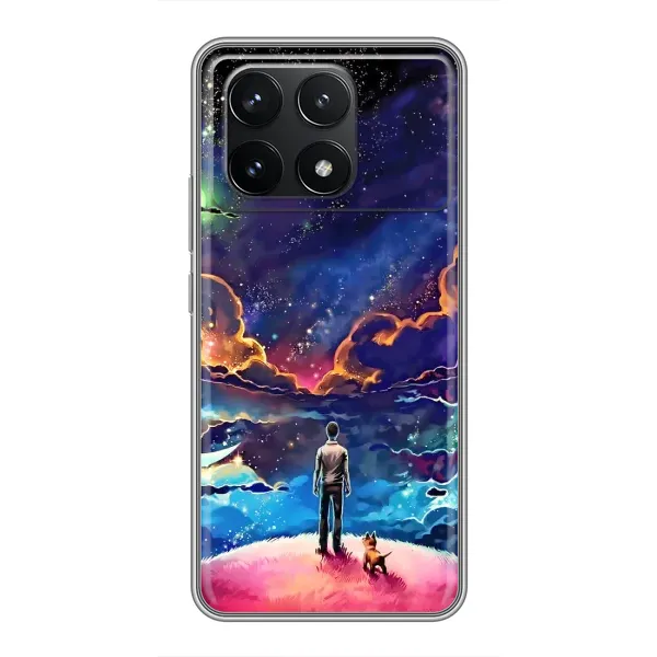 Чехол с принтом «Галактический вид» для Xiaomi POCO F6 Pro Чехол с принтом «Галактический вид» для Xiaomi POCO F6 Pro