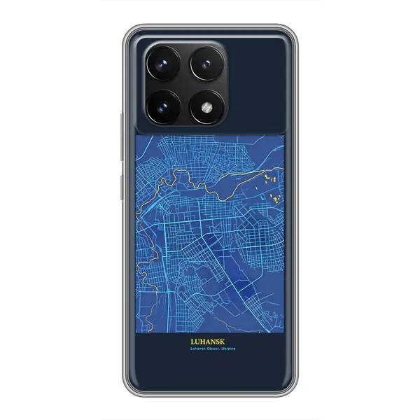 Чохол з принтом «Луганськ» для Xiaomi POCO F6 Pro