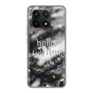 Новорічні, Святкові Чохли для Xiaomi POCO F6 Pro - 2024 год (Hello winter)