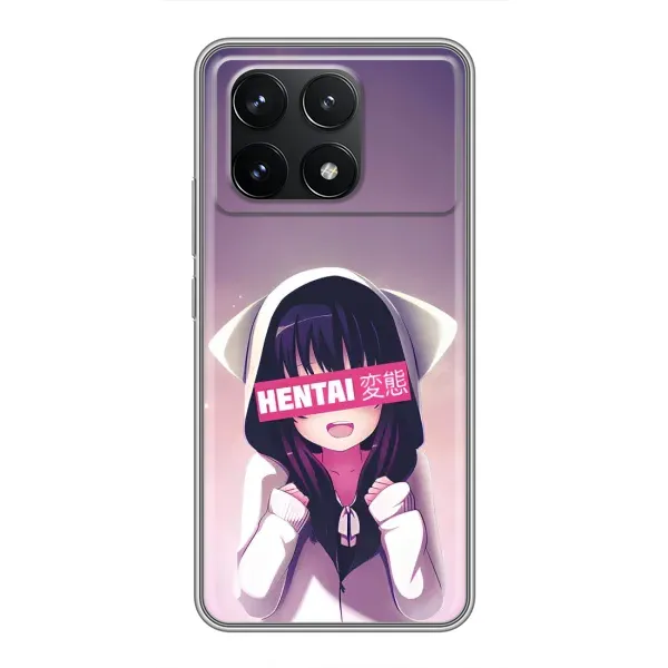 Чохол з принтом «Hentai chan» для Xiaomi POCO F6 Pro
