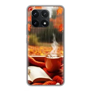 Чохол з принтом «Кава і дощ» для Xiaomi POCO F6 Pro