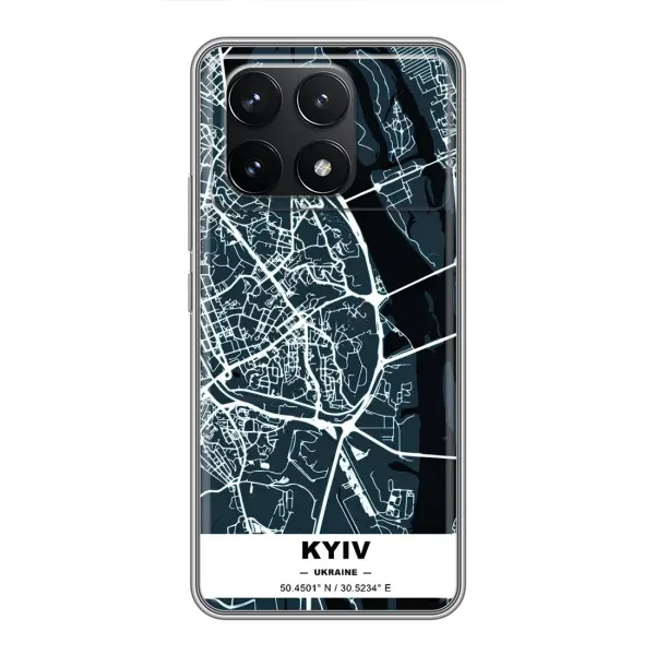 Чохол з принтом «Київ» для Xiaomi POCO F6 Pro
