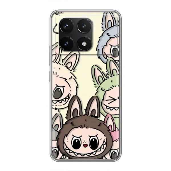 Чохол з принтом «Золота мавпа Bored Ape» для Xiaomi POCO F6 Pro