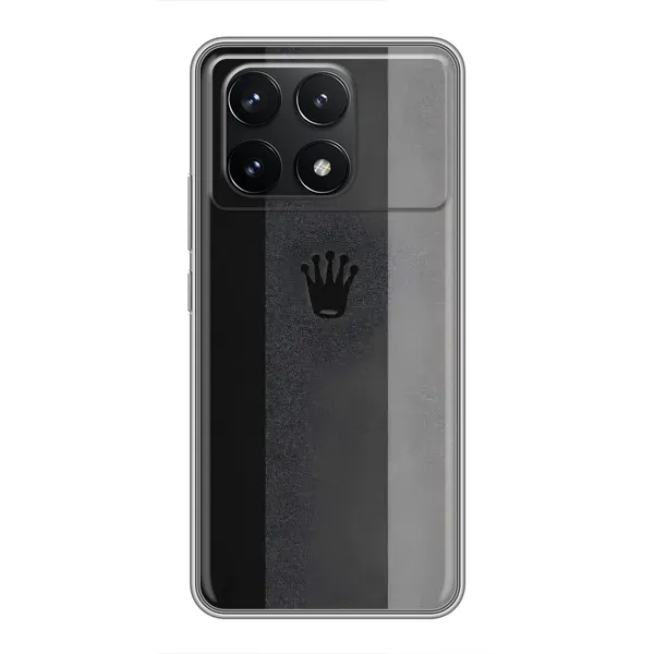 Чехол с принтом «Коронка» для Xiaomi POCO F6 Pro