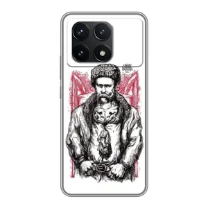Чохли для Xiaomi POCO F6 Pro с принтом Тараса Шевченко (AlphaPrint) (Козак Шевченко)