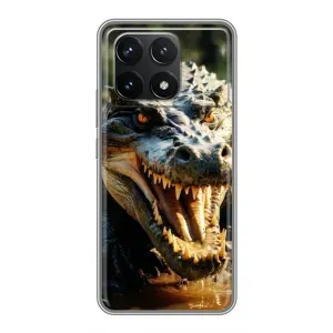 Чохол з принтом «Небезпечний крокодил» для Xiaomi POCO F6 Pro