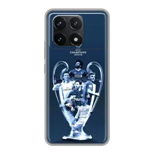 Чехлы для Xiaomi POCO F6 Pro (VPrint) - Футбольные клубы (Кубок ЛЧ)