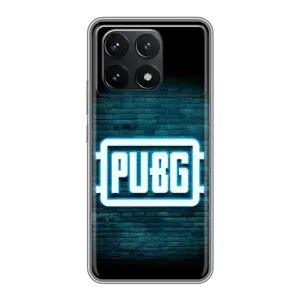 Чеjхол PUBG для Поко Ф6 Про (AlphaPrint) (Лого PUBG)