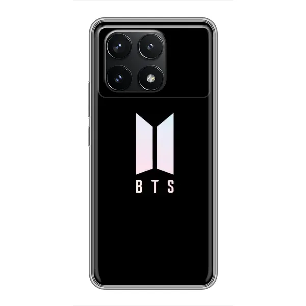 Чехол с принтом «Лого BTS» для Xiaomi POCO F6 Pro