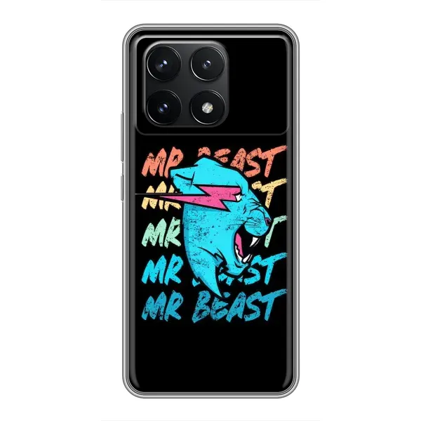 Чохол з принтом «logo Mr beast» для Xiaomi POCO F6 Pro