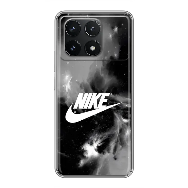 Чехол с принтом «Лого Найк» для Xiaomi POCO F6 Pro Чехол с принтом «Лого Найк» для Xiaomi POCO F6 Pro