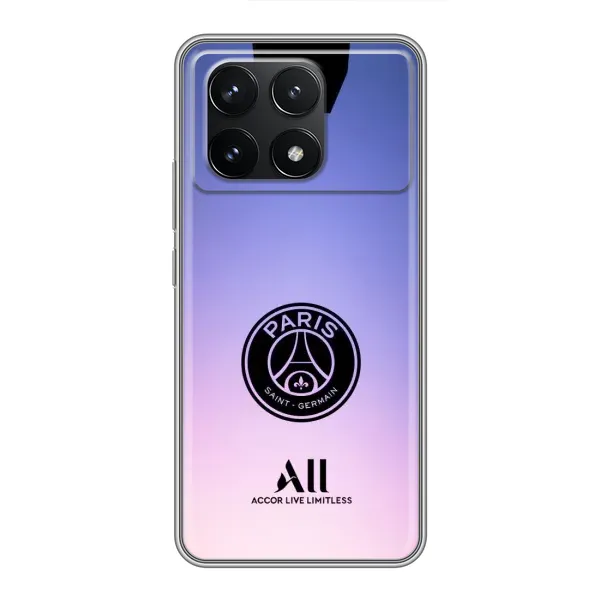 Чехол с принтом «лого PSG» для Xiaomi POCO F6 Pro