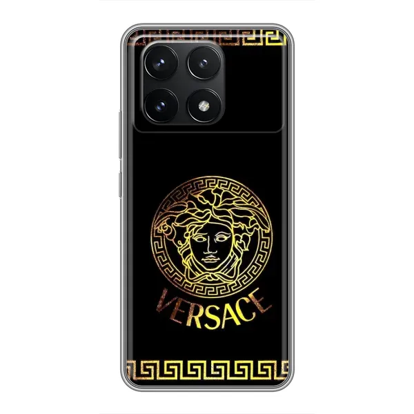 Чехол с принтом «Logo Versace» для Xiaomi POCO F6 Pro
