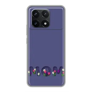 Чохли для мами на Xiaomi POCO F6 Pro (Мама в квітах)