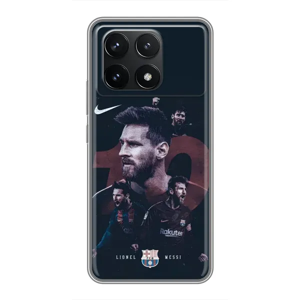 Чехол с принтом «Месси 10» для Xiaomi POCO F6 Pro