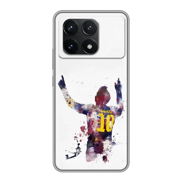 Чехол с принтом «Messi Barca» для Xiaomi POCO F6 Pro